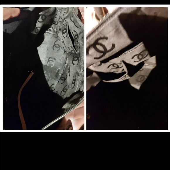 CHANEL Pink and Black Quilted Tote - Picture 6 of 10